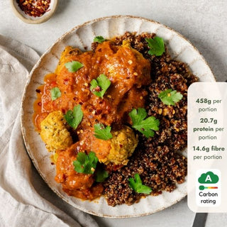 Vegan Chickpea Polpette with a Tomato Sauce