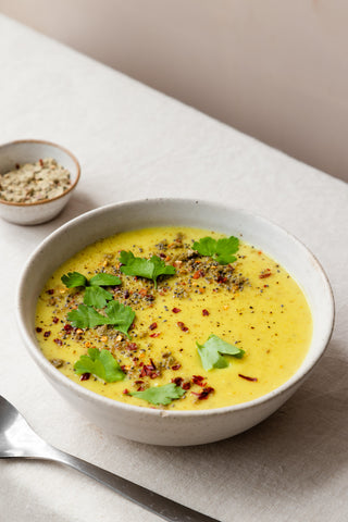 Parsnip and pear soup