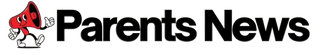 Logo of 'Parents News' with a cartoon character on a white background
