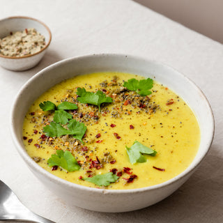 Parsnip and pear soup