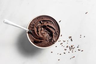 Vegan chocolate and avocado mousse