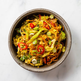 Vibrant stir fry vegetables