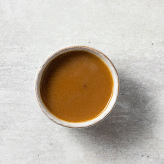 White wine jus made with a POW bone broth